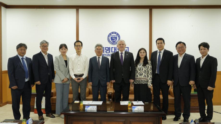 세명대학교, 키롬 살로히딘 주한 타지키스탄 대사 일행 접견